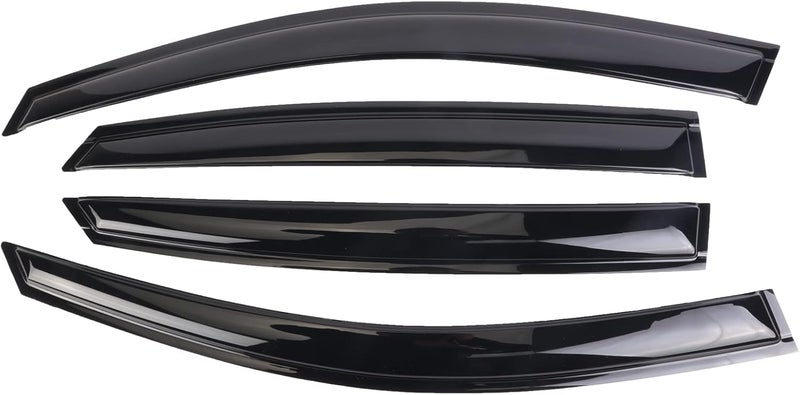 WONSABON Window Visors Rain Guards Deflector 4 Piece Set for 2013-2018 Nissan Altima 94861 - Image 2